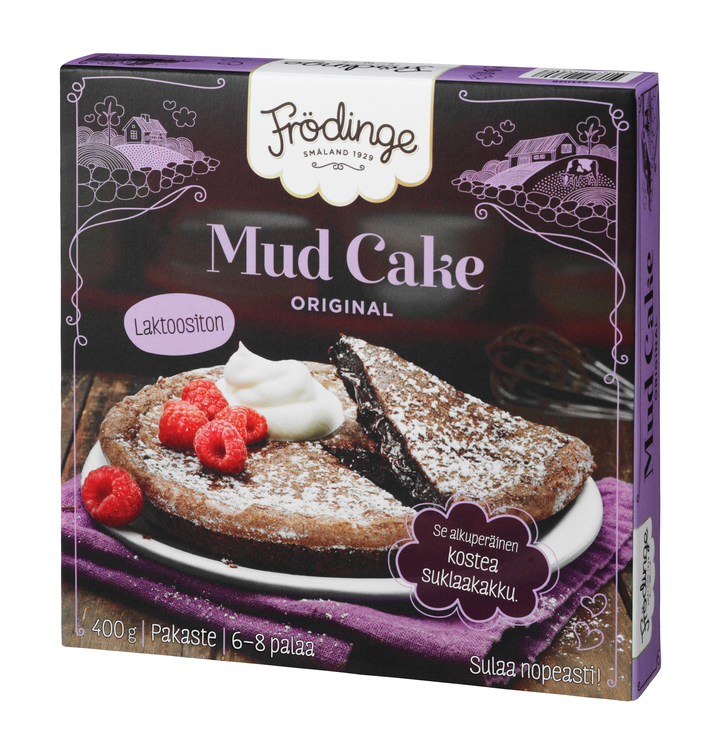 Frödinge Mud Cake laktoositon kostea suklaakakku 400 g - Frödinge
